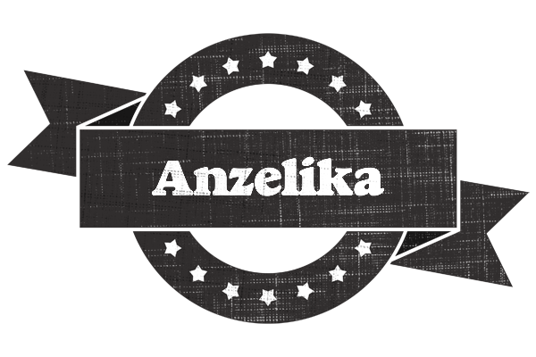 Anzelika grunge logo