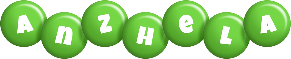 Anzhela candy-green logo