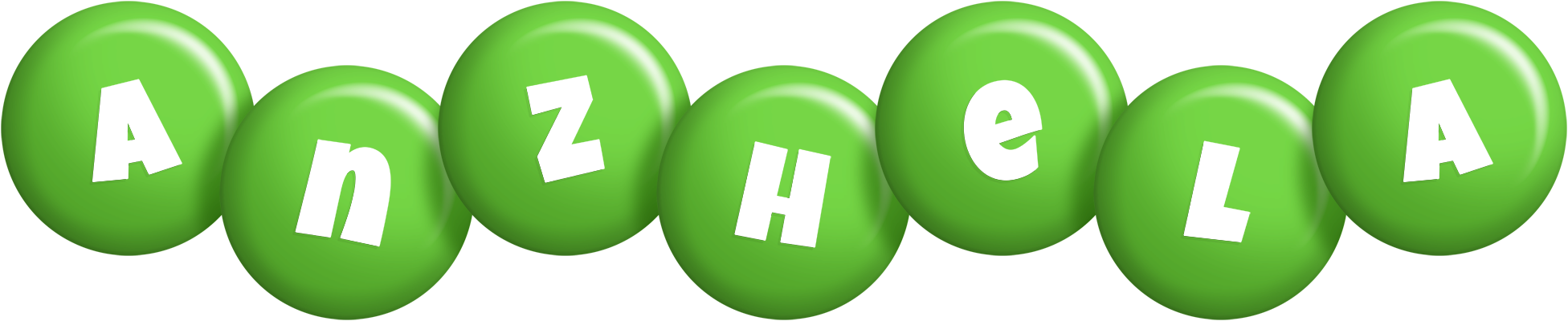Anzhela candy-green logo