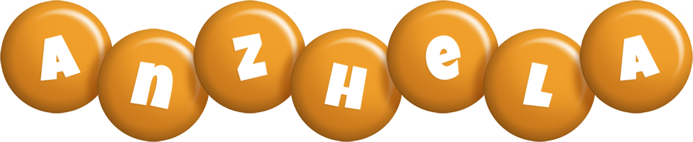 Anzhela candy-orange logo