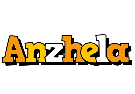 Anzhela cartoon logo