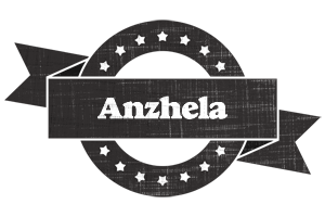 Anzhela grunge logo