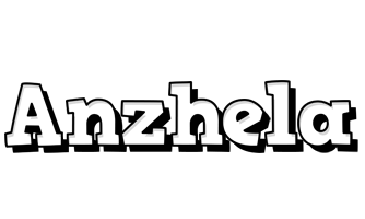 Anzhela snowing logo