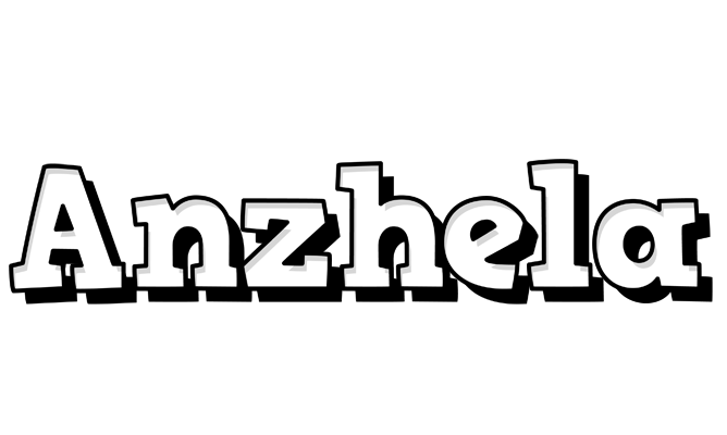 Anzhela snowing logo
