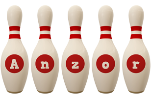 Anzor bowling-pin logo