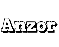 Anzor snowing logo