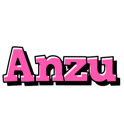 Anzu girlish logo