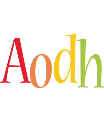 Aodh birthday logo