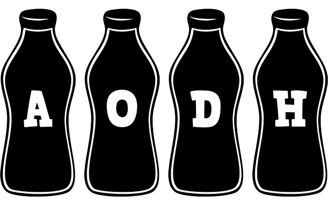 Aodh bottle logo