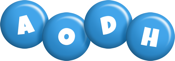 Aodh candy-blue logo