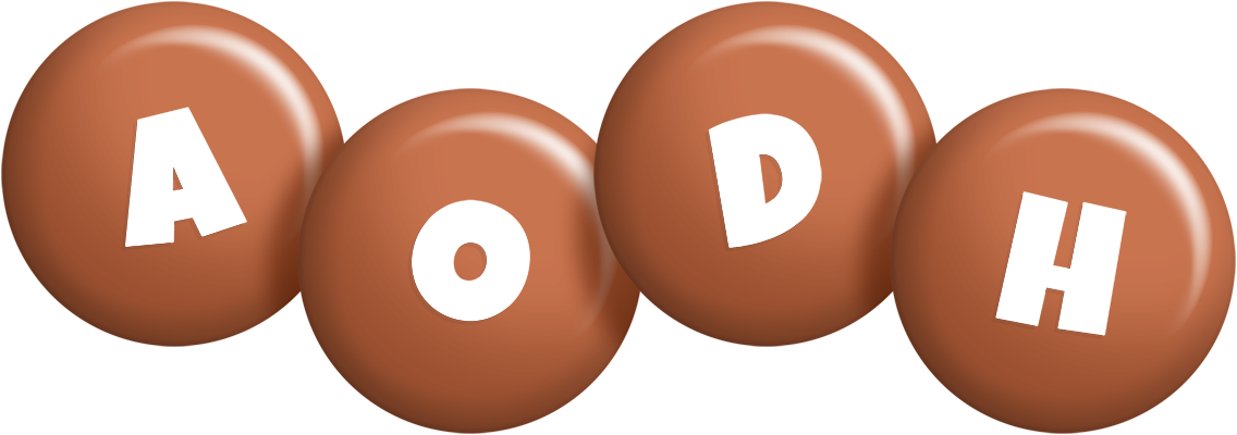 Aodh candy-brown logo