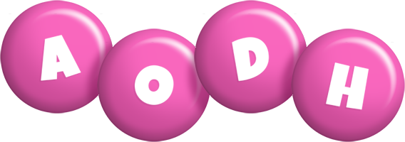 Aodh candy-pink logo