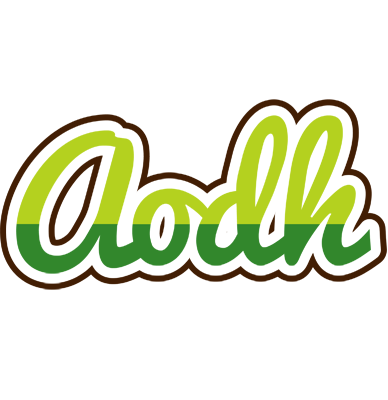 Aodh golfing logo