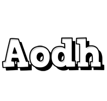 Aodh snowing logo