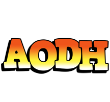 Aodh sunset logo