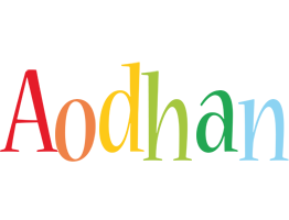 Aodhan birthday logo