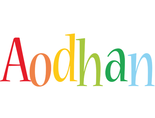 Aodhan birthday logo