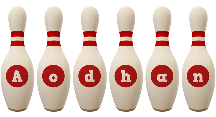 Aodhan bowling-pin logo