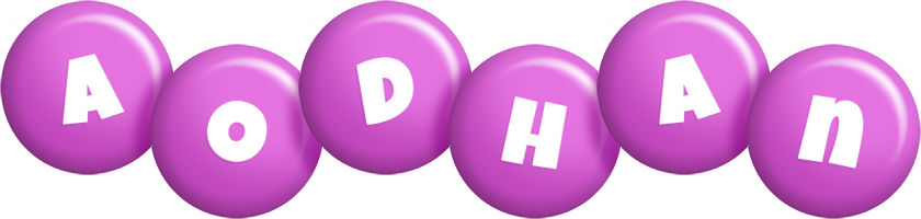 Aodhan candy-purple logo