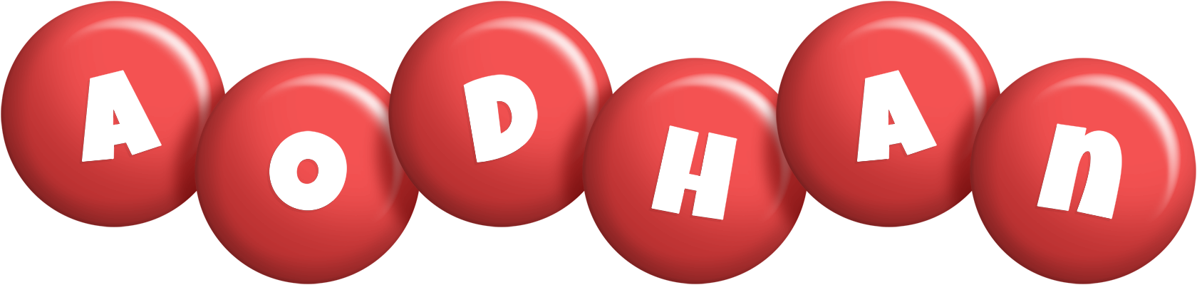Aodhan candy-red logo