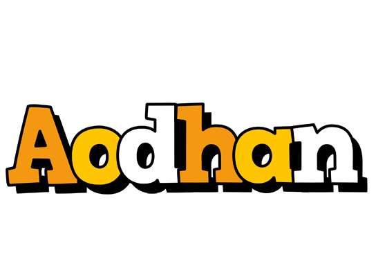 Aodhan cartoon logo