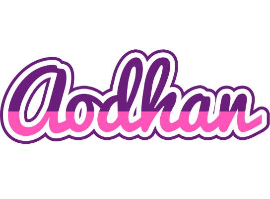 Aodhan cheerful logo