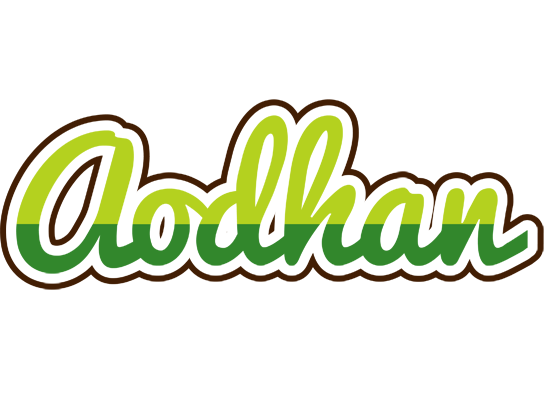 Aodhan golfing logo