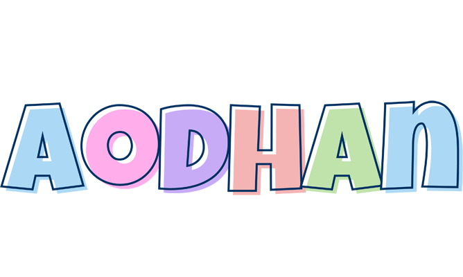 Aodhan pastel logo