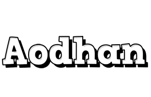 Aodhan snowing logo