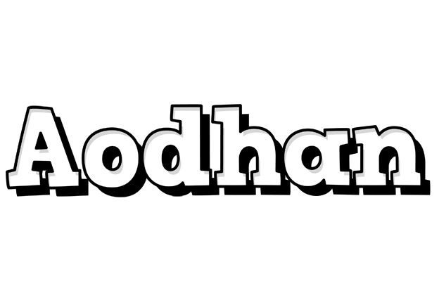 Aodhan snowing logo