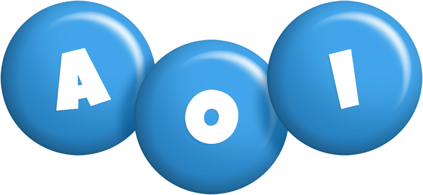 Aoi candy-blue logo