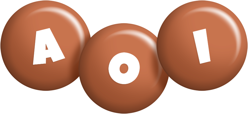 Aoi candy-brown logo