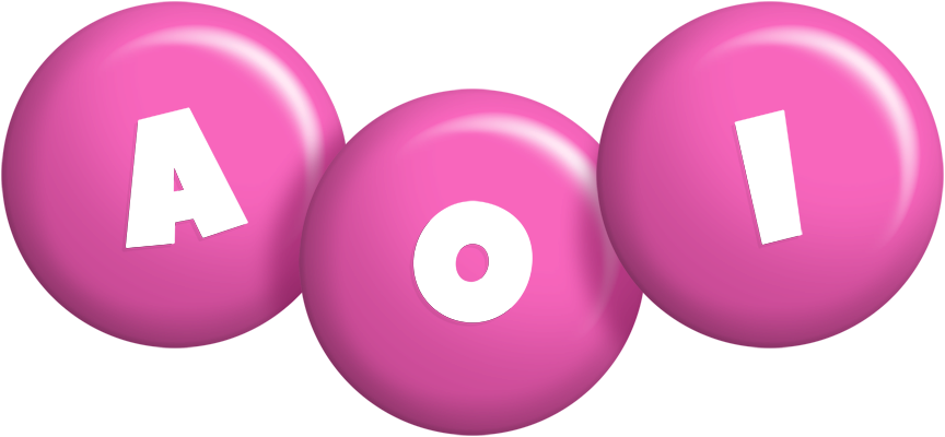 Aoi candy-pink logo
