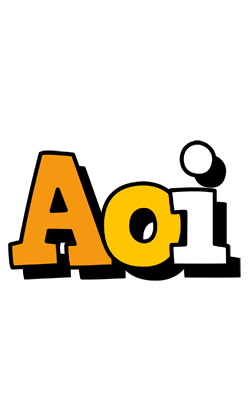 Aoi cartoon logo