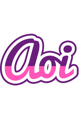 Aoi cheerful logo