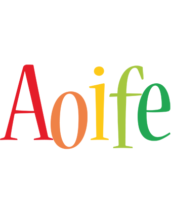 Aoife birthday logo