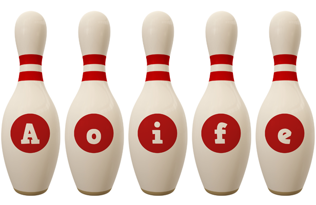 Aoife bowling-pin logo