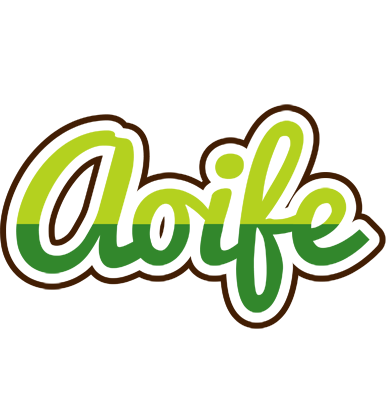 Aoife golfing logo