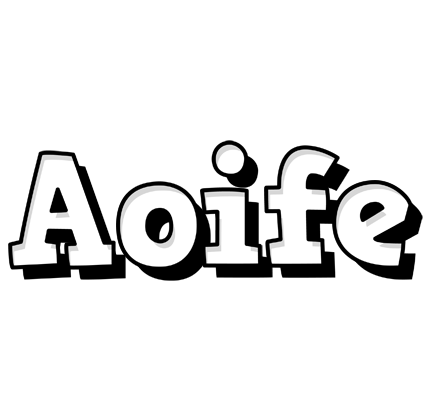 Aoife snowing logo