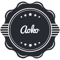 Aoko badge logo