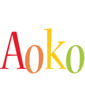 Aoko birthday logo