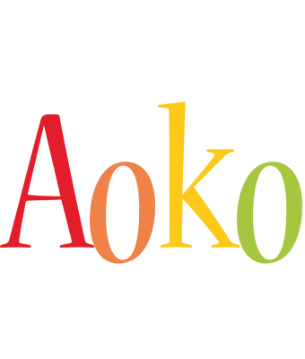 Aoko birthday logo
