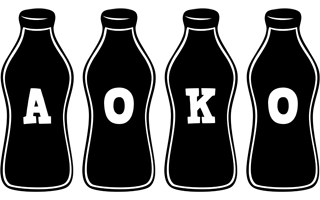 Aoko bottle logo