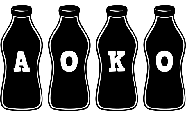 Aoko bottle logo