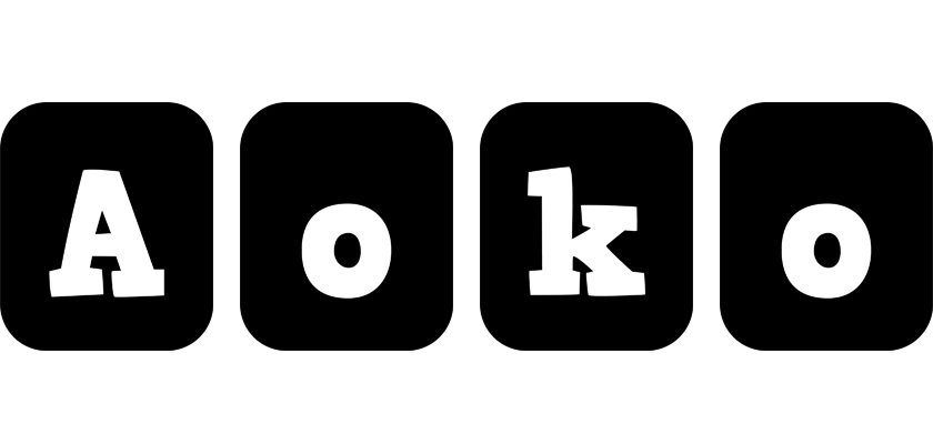 Aoko box logo