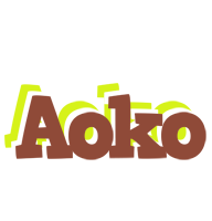 Aoko caffeebar logo