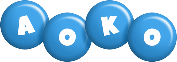 Aoko candy-blue logo