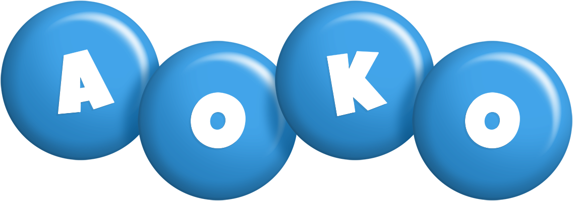 Aoko candy-blue logo