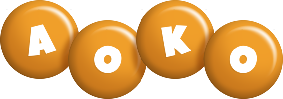 Aoko candy-orange logo