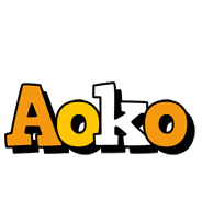 Aoko cartoon logo